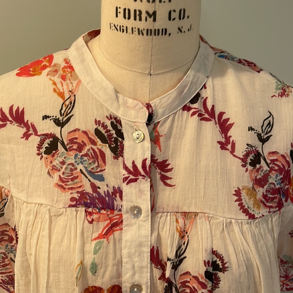 Women’s Free People button down shirt size M - Picture 4 of 13